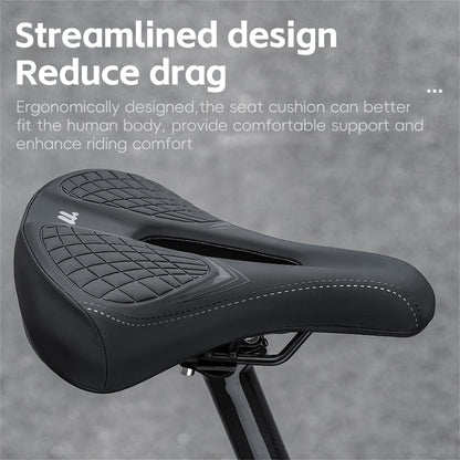 WEST BIKING 0801238B0000 Bicycle Saddle Comfort Shock Absorbing Bike Seat (Basic Style)