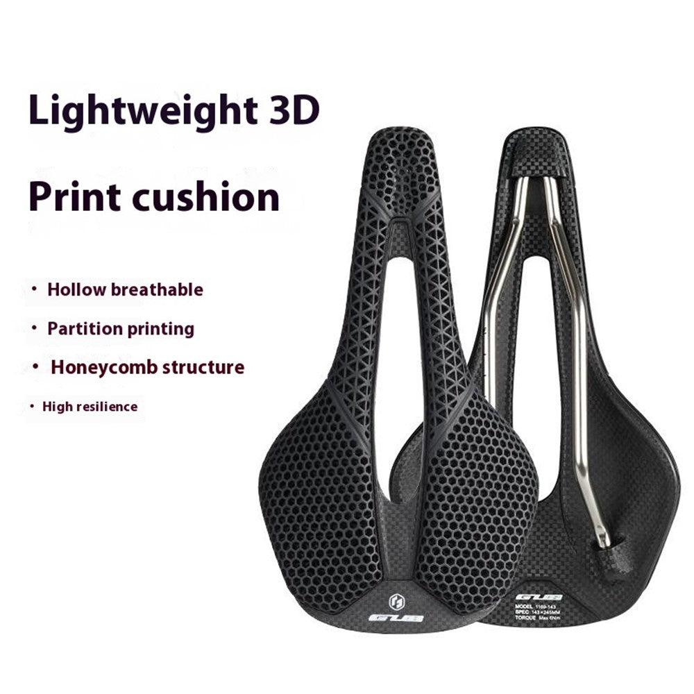 GUB 1169-143 3D Printed Bike Saddle MTB Road Cycling Breathable Honeycomb Lightweight Seat Cushion