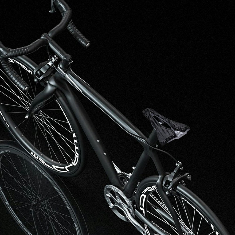 ENLEE E22144 3D Printed Carbon Fiber Saddle for Road Mountain Bike Shock Absorbing Cycling Seat Cushion