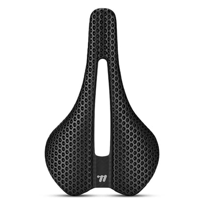 WEST BIKING YP0801250 3D Printed PU Bike Saddle Carbon Fiber Bike Seat Cushion for Road MTB Bikes, 240 x 150mm