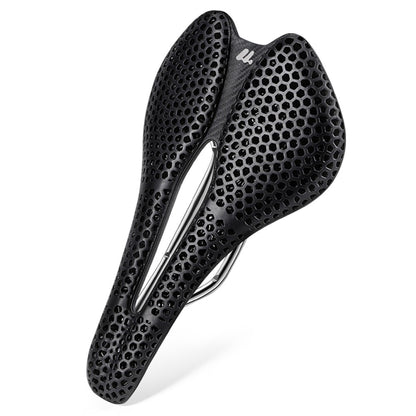 WEST BIKING YP0801249 3D Printed Bicycle Saddle Titanium Alloy Nylon Fiber Seat Cushion for MTB Bikes, 245 x 145mm