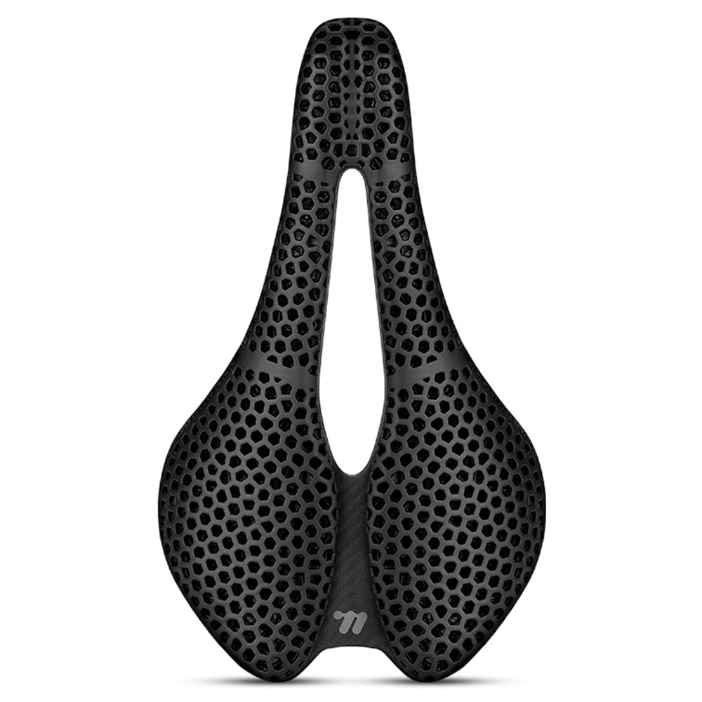 WEST BIKING YP0801249 3D Printed Bicycle Saddle Titanium Alloy Nylon Fiber Seat Cushion for MTB Bikes, 245 x 145mm