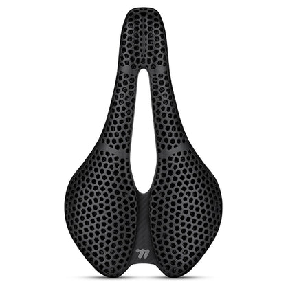 WEST BIKING YP0801249 3D Printed Bicycle Saddle Titanium Alloy Nylon Fiber Seat Cushion for MTB Bikes, 245 x 145mm
