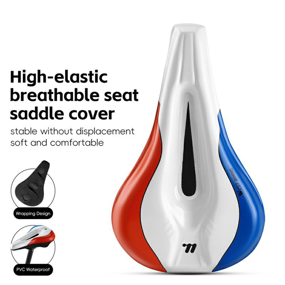 WEST BIKING YP0801256 Bicycle Cycling Seat Cover Road Bike Memory Foam Soft Saddle Cover