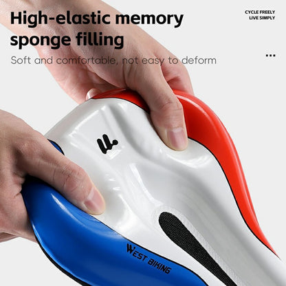 WEST BIKING YP0801256 Bicycle Cycling Seat Cover Road Bike Memory Foam Soft Saddle Cover