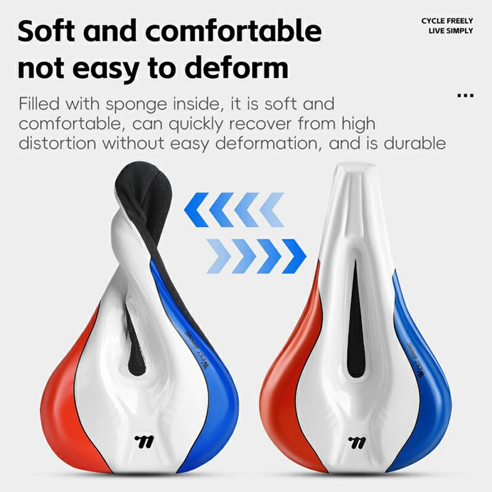 WEST BIKING YP0801256 Bicycle Cycling Seat Cover Road Bike Memory Foam Soft Saddle Cover