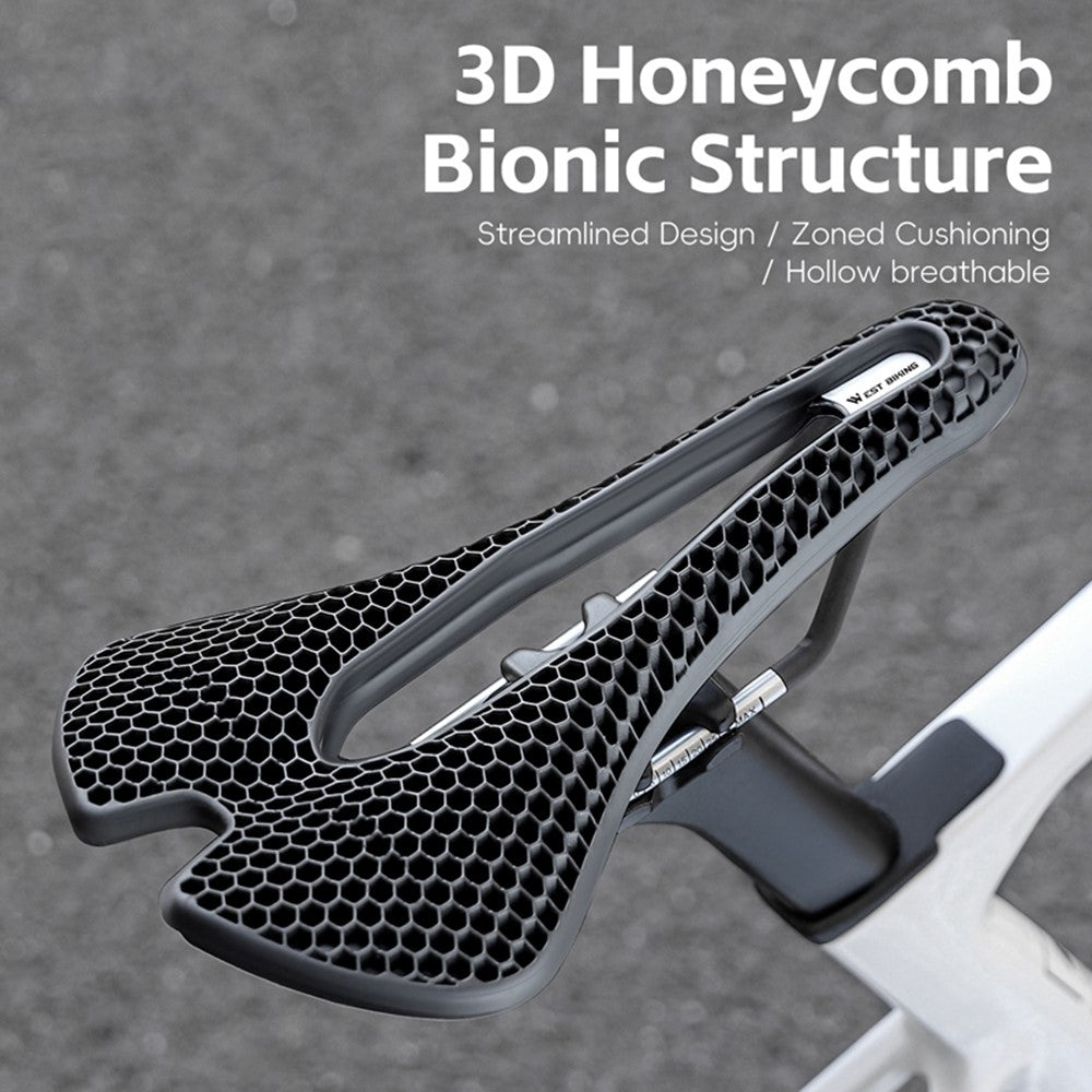 WEST BIKING YP0801258-B Road MTB Bike Honeycomb Saddle Shock Absorbing Breathable Cycling Seat Cushion