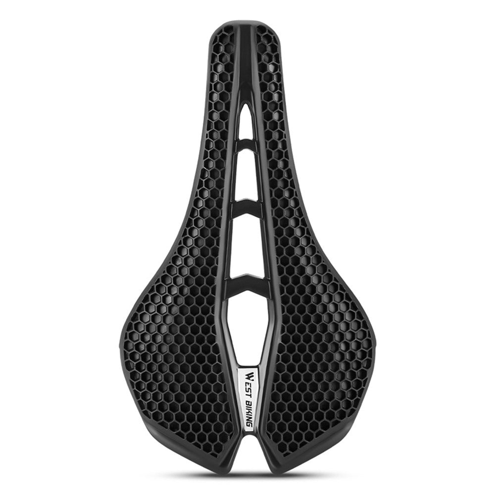 WEST BIKING YP0801258-A Bicycle Honeycomb Shock Absorbing Saddle Hollow Breathable Cycling Seat Cushion