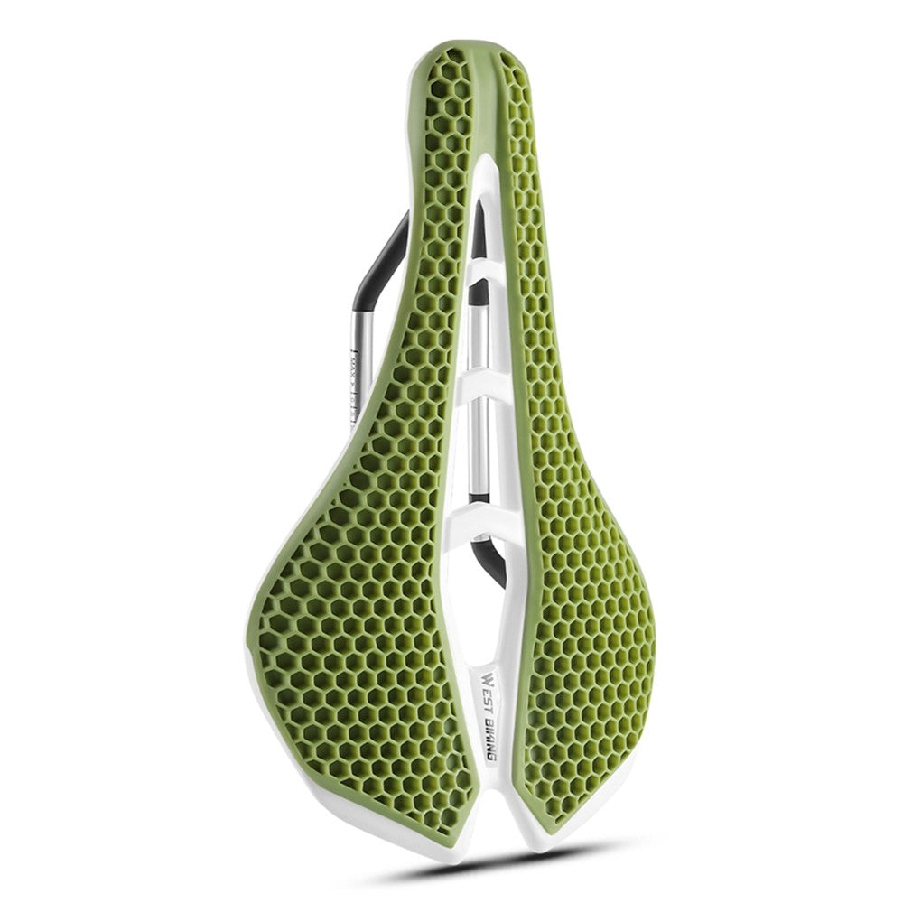 WEST BIKING YP0801258-A Bicycle Honeycomb Shock Absorbing Saddle Hollow Breathable Cycling Seat Cushion