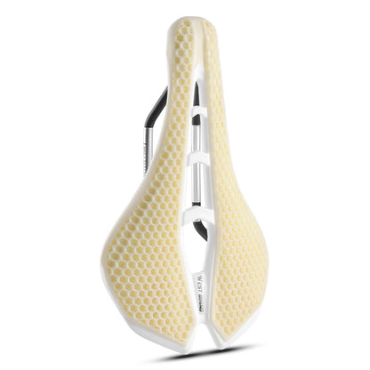 WEST BIKING YP0801258-A Bicycle Honeycomb Shock Absorbing Saddle Hollow Breathable Cycling Seat Cushion
