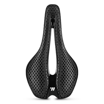 WEST BIKING YP0801262 3D Printed Carbon Fiber Saddle Shockproof Cycling Seat Cushion for Mountain Bike