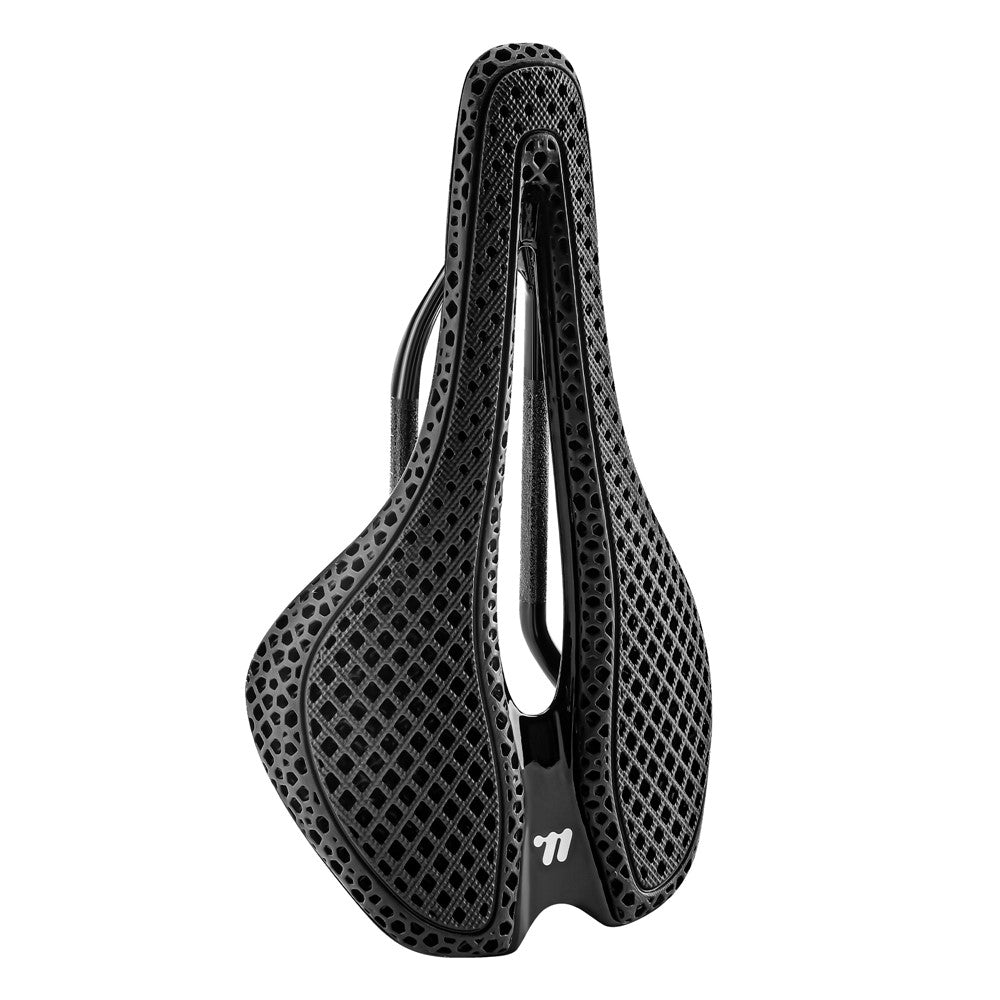WEST BIKING YP0801262 3D Printed Carbon Fiber Saddle Shockproof Cycling Seat Cushion for Mountain Bike