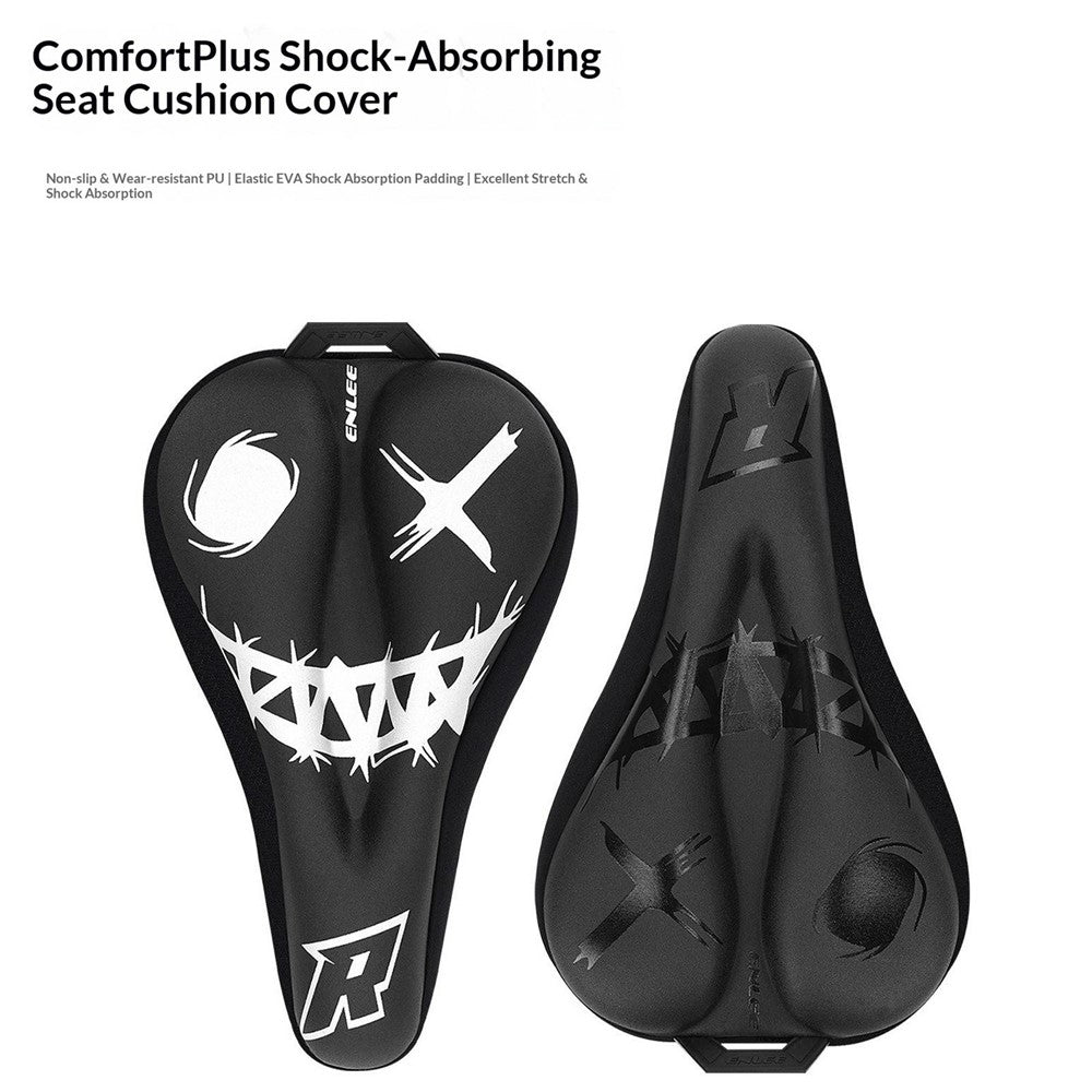 ENLEE EN-350 Bicycle Seat Cover Comfort Leather Full Wrap Saddle Cushion for Mountain / Road Bikes Cycling Equipment