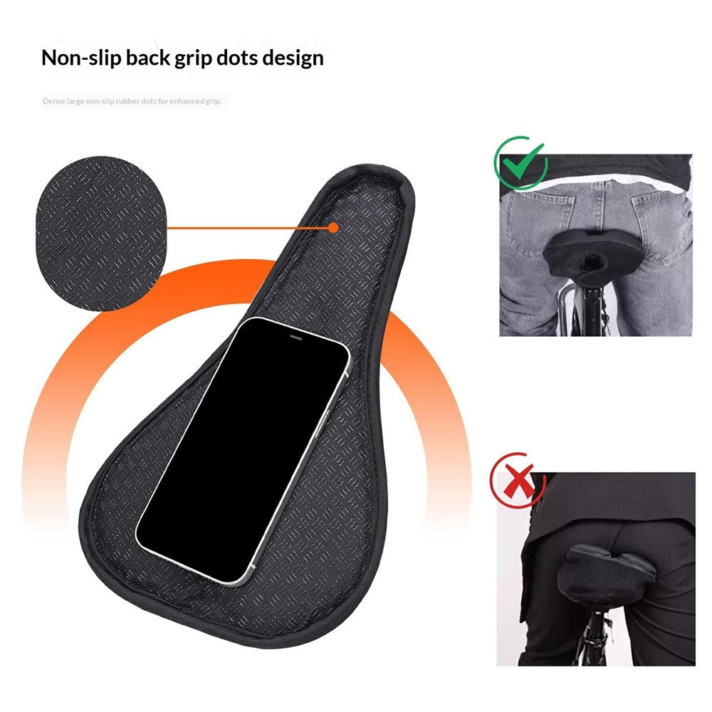 ENLEE EN-350 Bicycle Seat Cover Comfort Leather Full Wrap Saddle Cushion for Mountain / Road Bikes Cycling Equipment