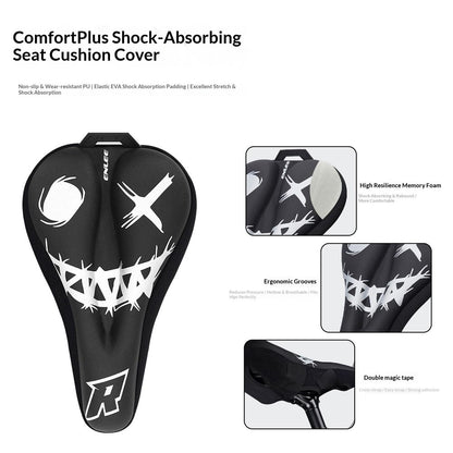 ENLEE EN-350 Bicycle Seat Cover Comfort Leather Full Wrap Saddle Cushion for Mountain / Road Bikes Cycling Equipment
