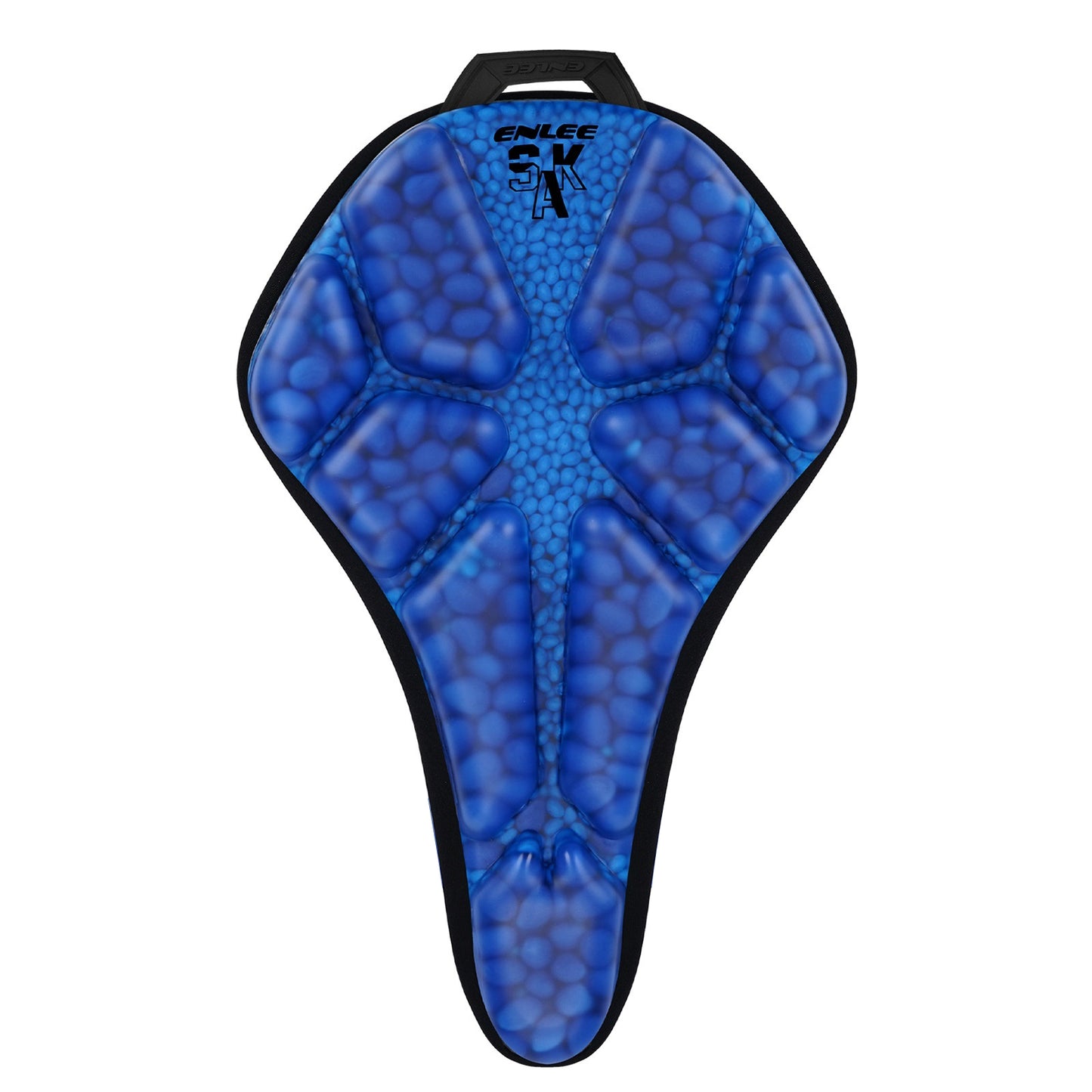 ENLEE Waterproof PU Leather Bicycle Saddle Cover Shock Absorbing Cushioned Seat Pad