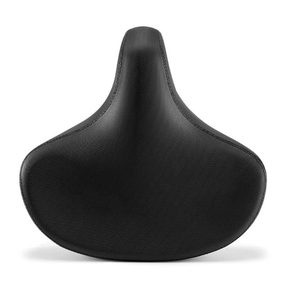ROCKBROS Shock Absorption Bicycle Saddle Thick Cushioned PU Leather Bike Seat for Mountain Road Bike