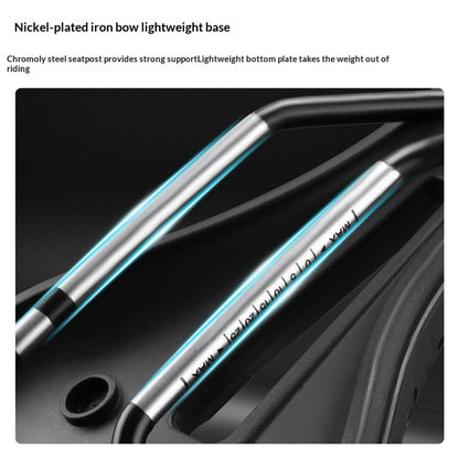 WEST BIKING YP08012653D Honeycomb Hollow Bike Saddle Breathable Seat Cushion for Road Mountain Bike