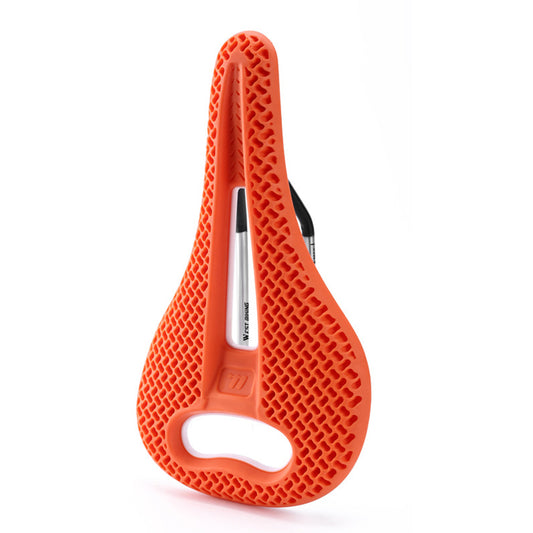 WEST BIKING YP08012653D Honeycomb Hollow Bike Saddle Breathable Seat Cushion for Road Mountain Bike