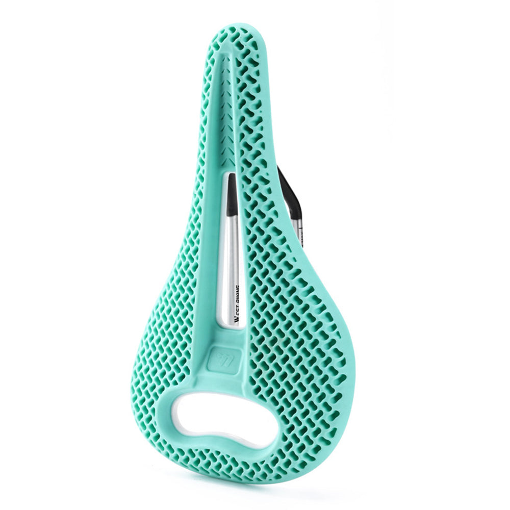 WEST BIKING YP08012653D Honeycomb Hollow Bike Saddle Breathable Seat Cushion for Road Mountain Bike