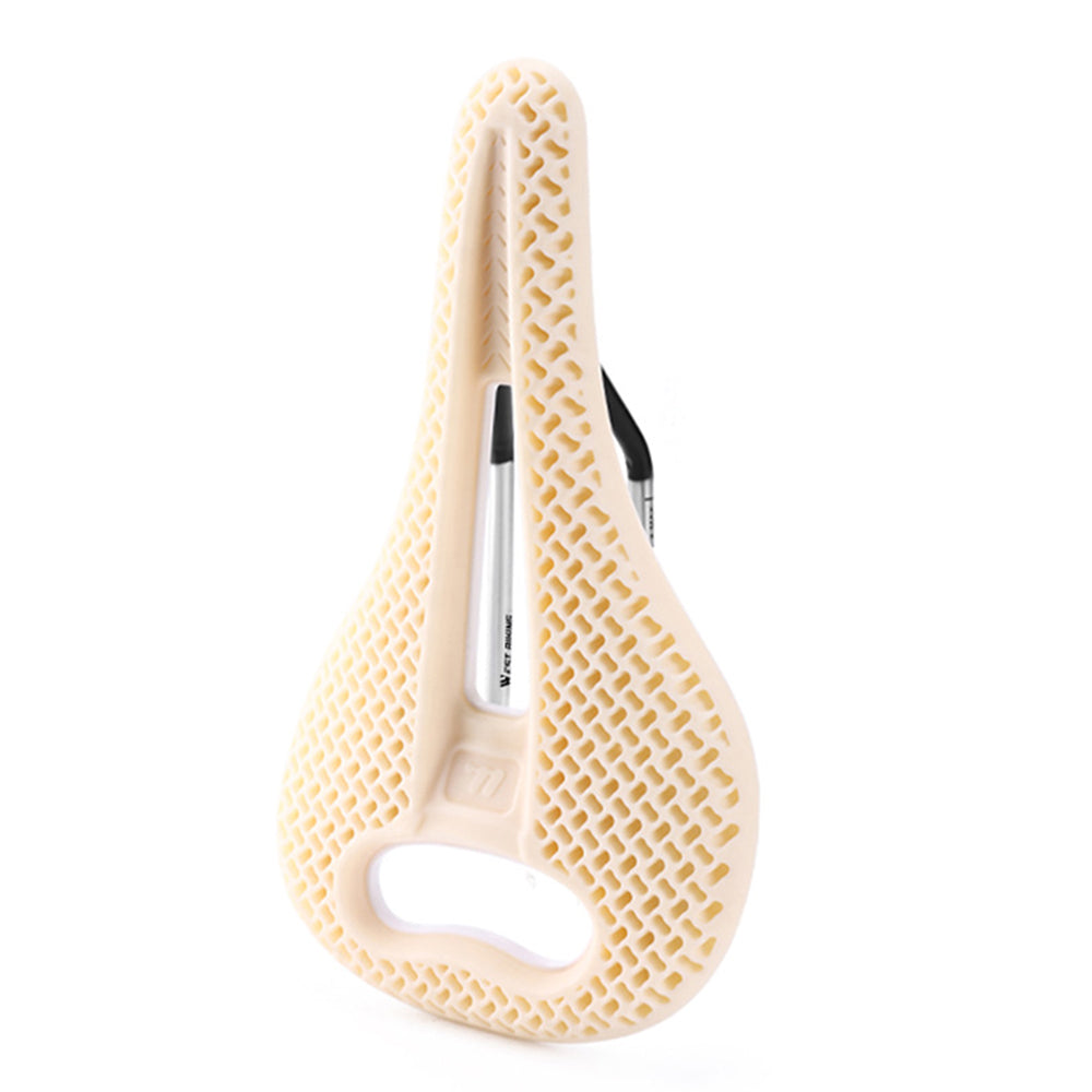 WEST BIKING YP08012653D Honeycomb Hollow Bike Saddle Breathable Seat Cushion for Road Mountain Bike
