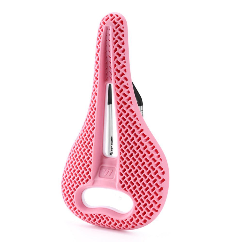WEST BIKING YP08012653D Honeycomb Hollow Bike Saddle Breathable Seat Cushion for Road Mountain Bike