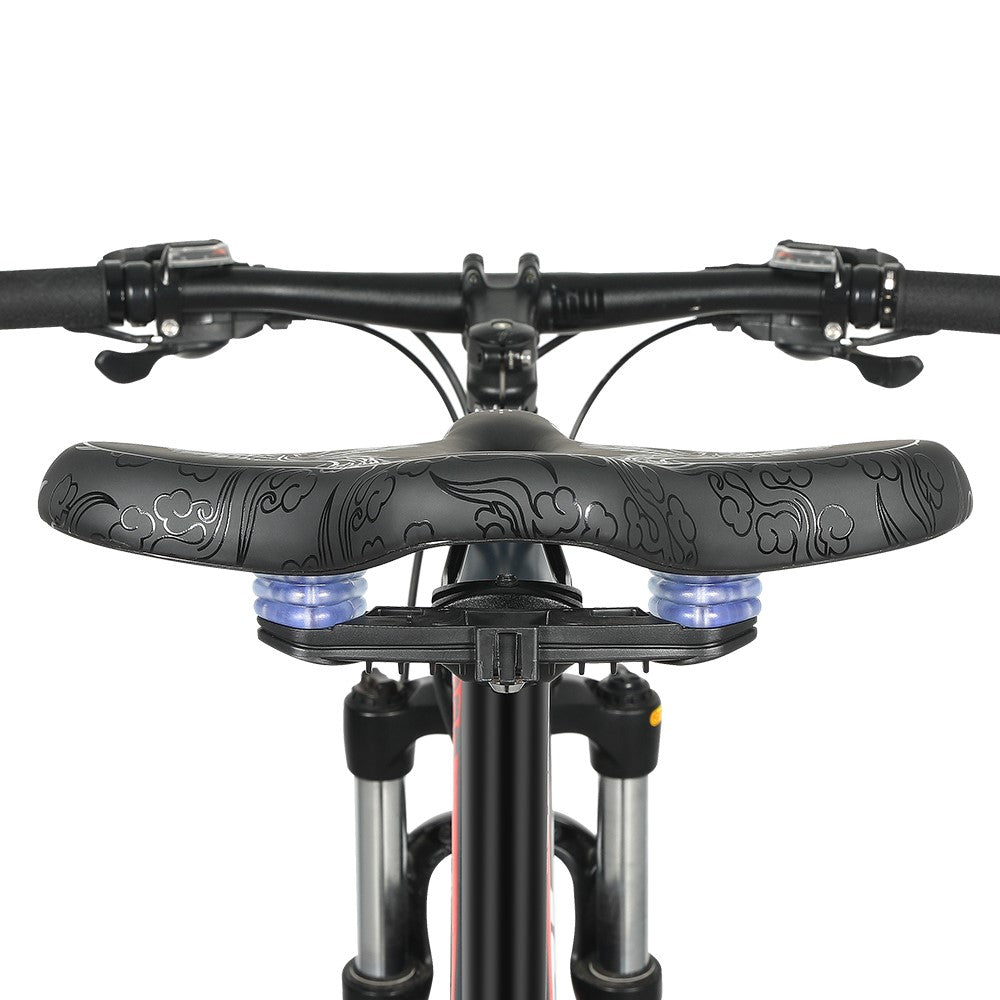 WEST BIKING Extra Wide Shock Absorption Hollow Bicycle Saddle Bike Seat Cushion