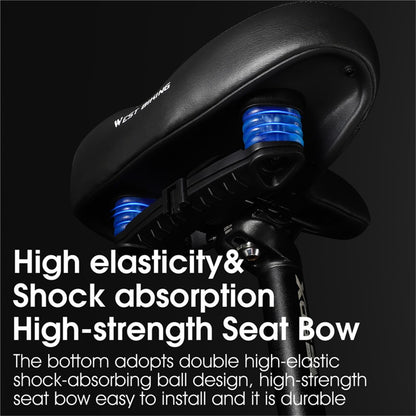 WEST BIKING YP0801125 Shockproof Breathable Mountain Bike MTB Road Bicycle Large Saddle Seat Cushion