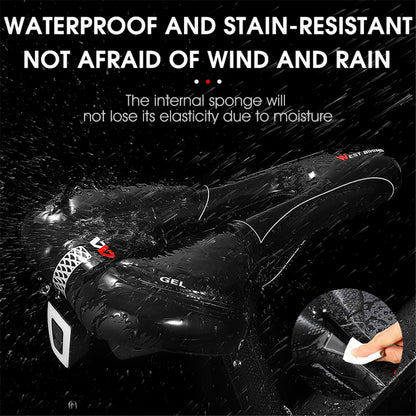 WEST BIKING YP0801128-129 Shockproof Bike Saddle Breathable MTB Road Bicycle Seat Cushion
