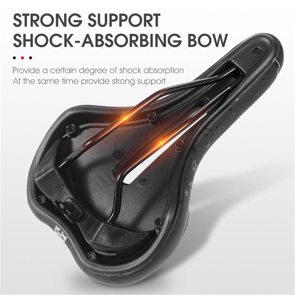 WEST BIKING YP0801128-129 Shockproof Bike Saddle Breathable MTB Road Bicycle Seat Cushion