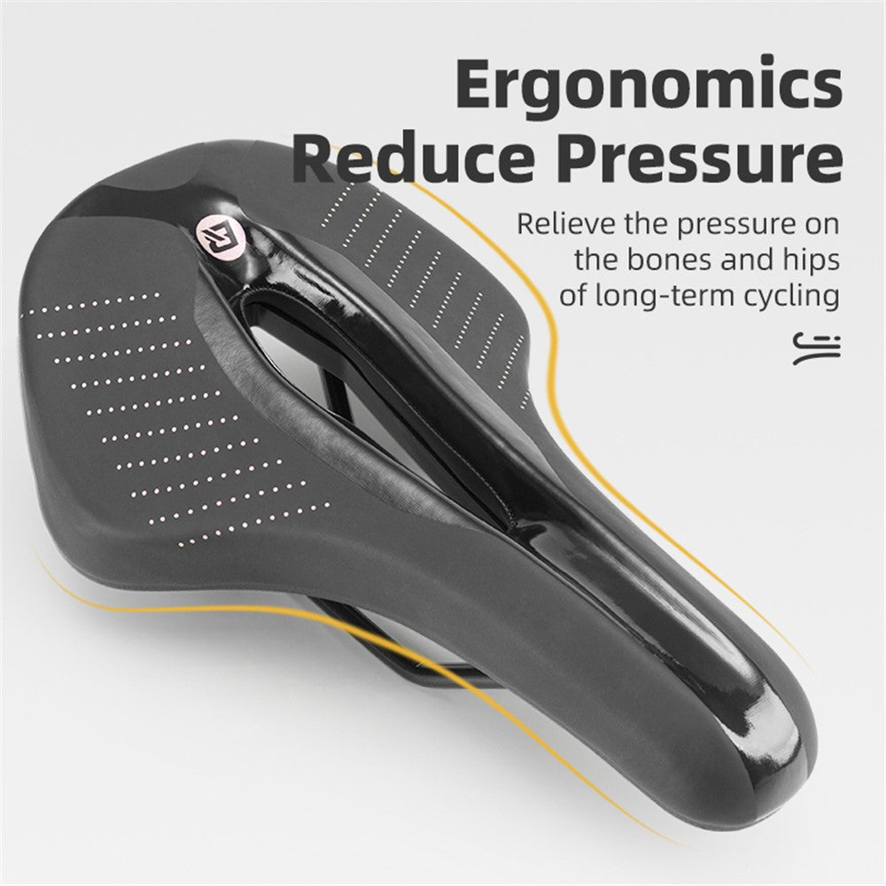 ROCKBROS 38210005001 Shock-absorption MTB Bike Saddle Seat Breathable PU Leather Bicycle Cushion