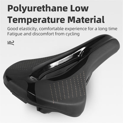 ROCKBROS 38210005001 Shock-absorption MTB Bike Saddle Seat Breathable PU Leather Bicycle Cushion