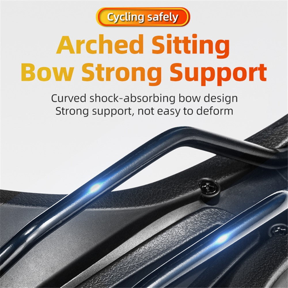 ROCKBROS 38210005001 Shock-absorption MTB Bike Saddle Seat Breathable PU Leather Bicycle Cushion