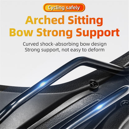 ROCKBROS 38210005001 Shock-absorption MTB Bike Saddle Seat Breathable PU Leather Bicycle Cushion