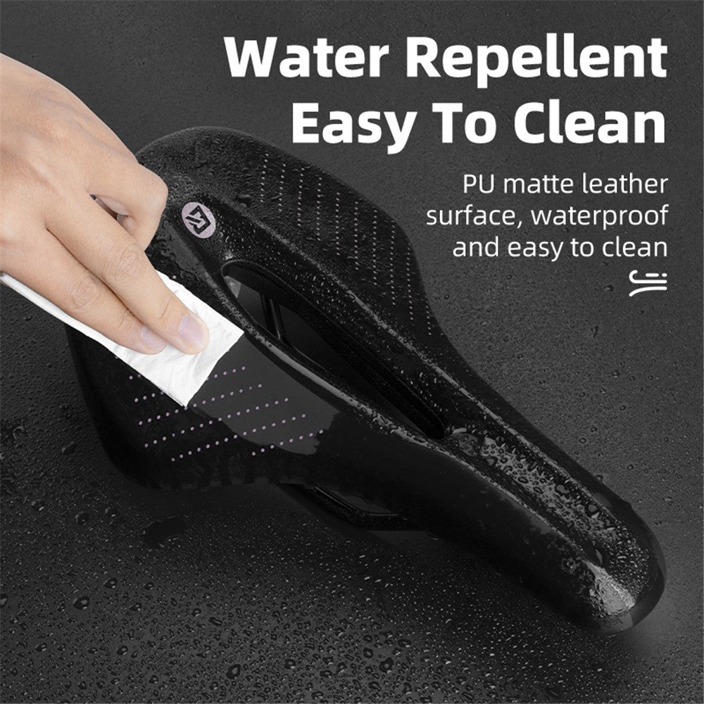 ROCKBROS 38210005001 Shock-absorption MTB Bike Saddle Seat Breathable PU Leather Bicycle Cushion