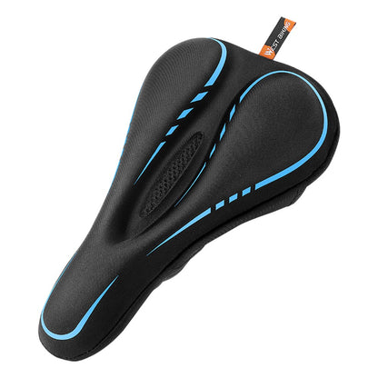 WEST BIKING YP0801143 Bike Cycling Saddle Thicken Breathable Shock-absorption Bicycle Seat Cushion with Rainproof Cover