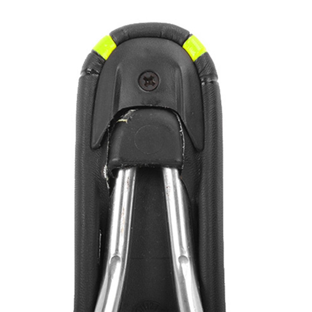WEST BIKING YP0801072 PU Leather Bike Saddle Breathable Hollow Shock-absorption Bicycle Seat Cushion