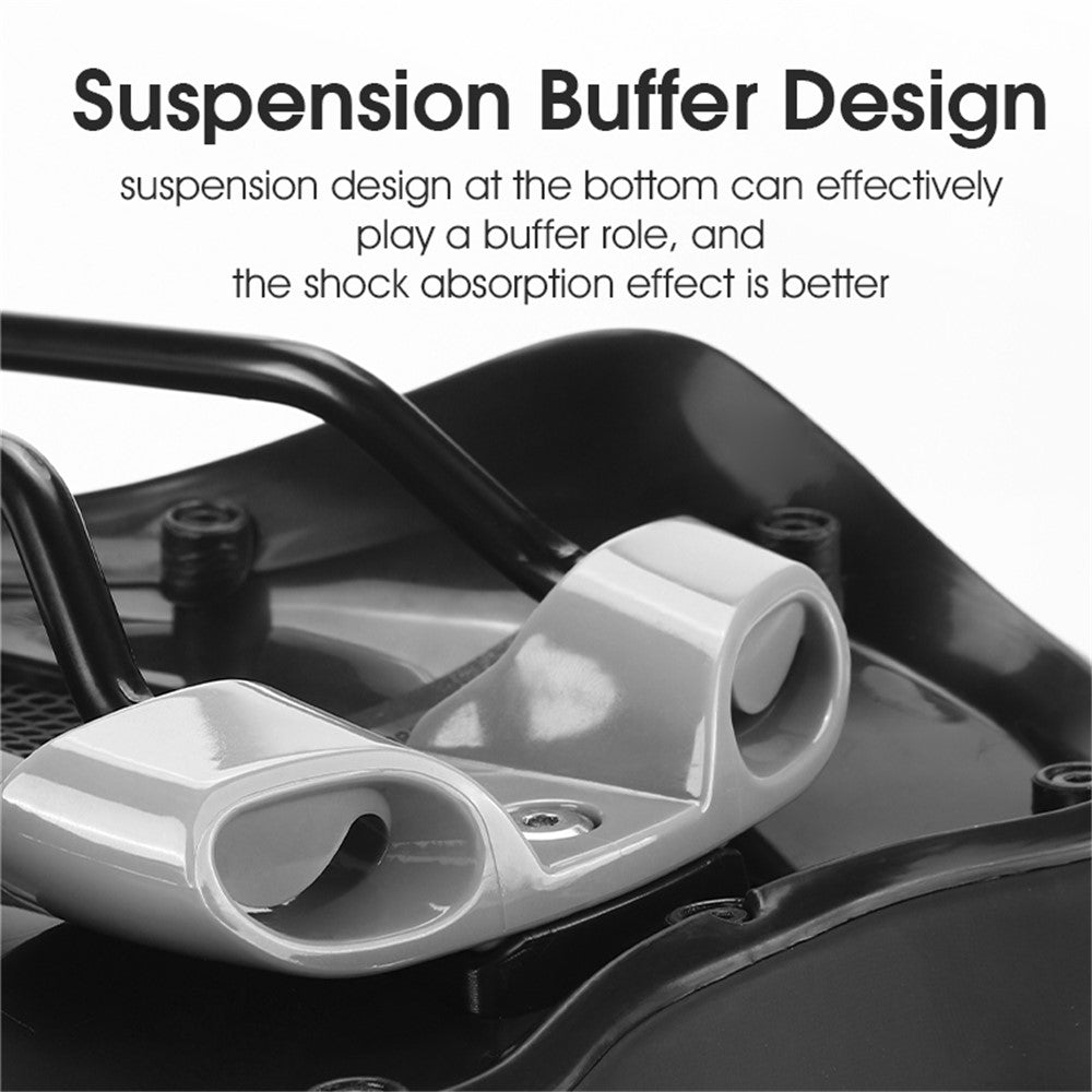 WEST BIKING YP0801176 PU Leather Bike Cycling Saddle Hollow Breathable Bicycle Seat Cushion