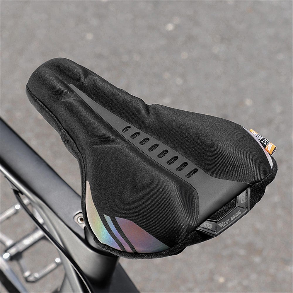 WEST BIKING YP0801177-178 Bike Cycling Saddle Cover Breathable Shock-absorption Memory Foam Bicycle Seat Cushion