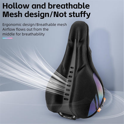 WEST BIKING YP0801177-178 Bike Cycling Saddle Cover Breathable Shock-absorption Memory Foam Bicycle Seat Cushion