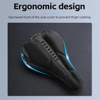 WEST BIKING YP0801177-178 Bike Cycling Saddle Cover Breathable Shock-absorption Memory Foam Bicycle Seat Cushion
