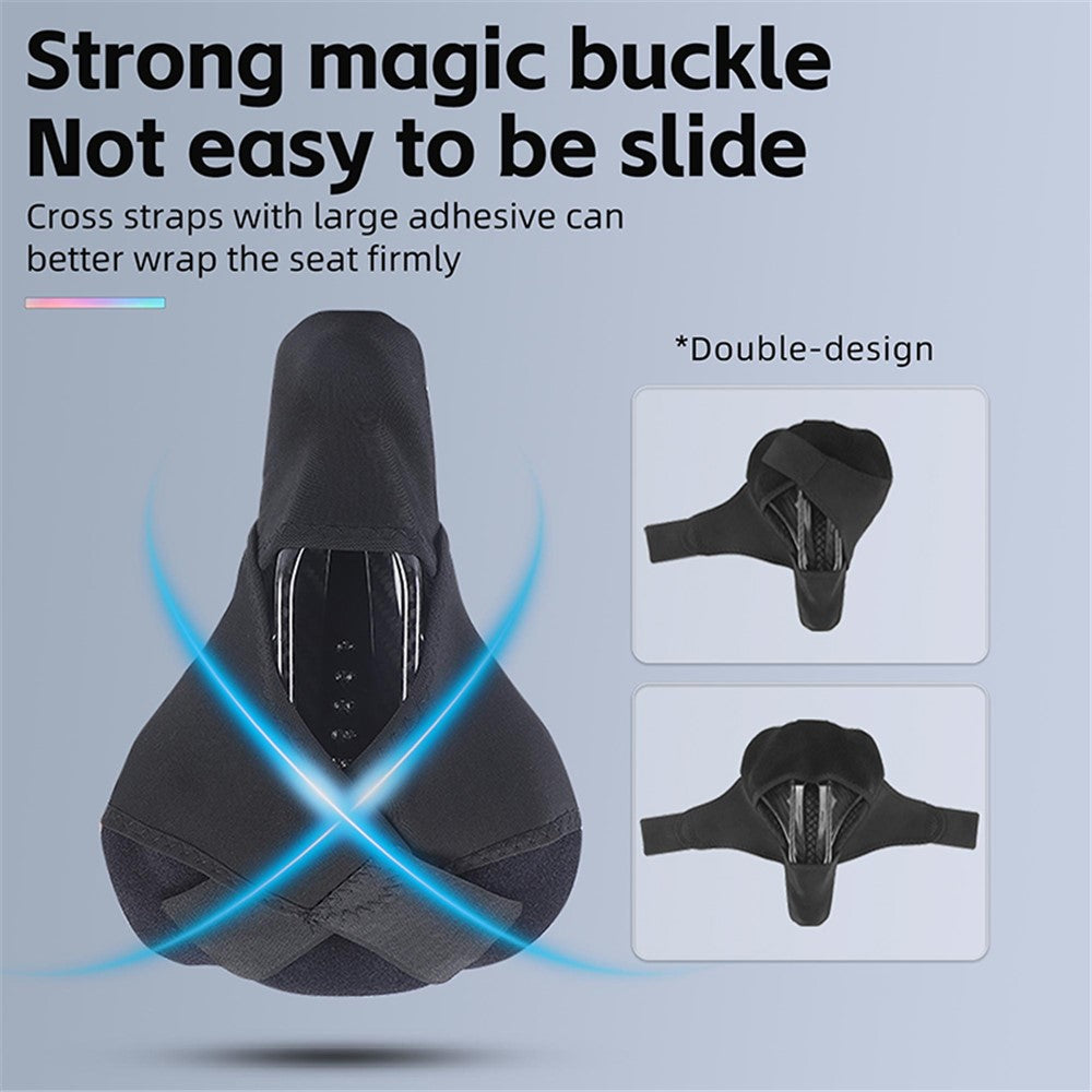 WEST BIKING YP0801177-178 Bike Cycling Saddle Cover Breathable Shock-absorption Memory Foam Bicycle Seat Cushion