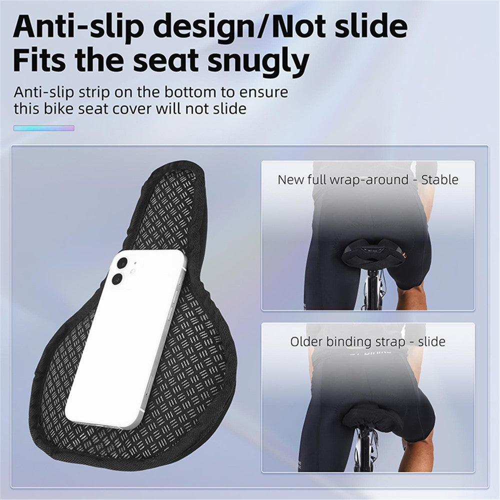 WEST BIKING YP0801177-178 Bike Cycling Saddle Cover Breathable Shock-absorption Memory Foam Bicycle Seat Cushion
