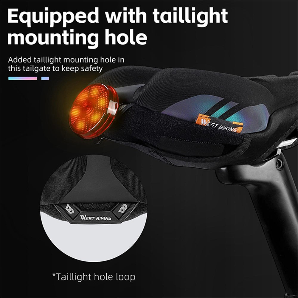 WEST BIKING YP0801177-178 Bike Cycling Saddle Cover Breathable Shock-absorption Memory Foam Bicycle Seat Cushion