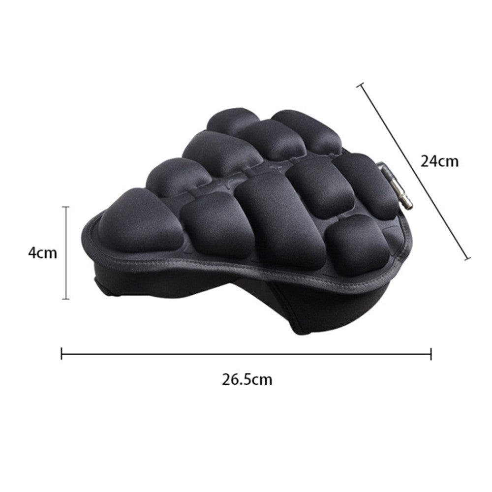 BC-203 Bicycle Folding Cushion Seat Cover with Pump, Inflatable Airbag Bike Seat Cover, Size: M
