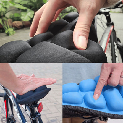 BC-203 1.0 Bicycle Inflatable Airbag Cushion Seat Cover Folding Soft Bike Seat Cover with Pump, Size: M