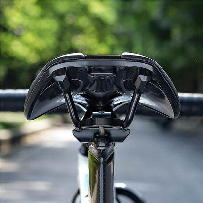 WEST BIKING YP0801188 MTB Road Bike Saddle Center Hollow Breathable PU Leather Bicycle Seat
