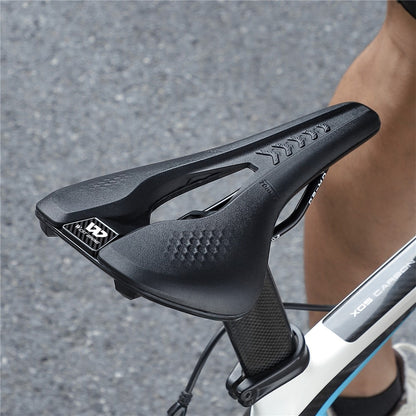 WEST BIKING YP0801188 MTB Road Bike Saddle Center Hollow Breathable PU Leather Bicycle Seat