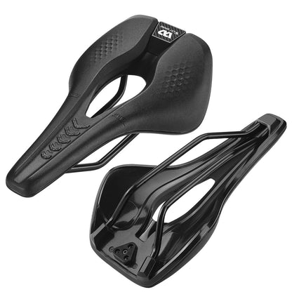 WEST BIKING YP0801188 MTB Road Bike Saddle Center Hollow Breathable PU Leather Bicycle Seat