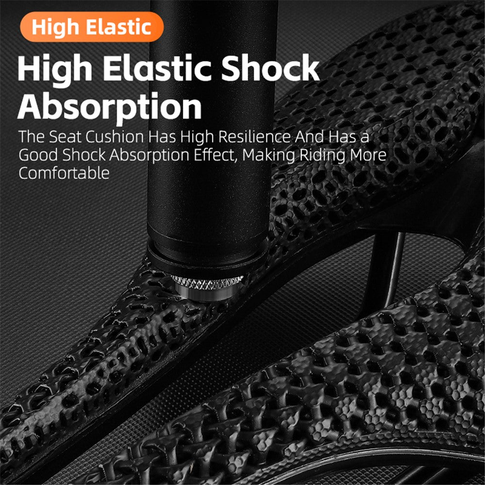 WEST BIKING YP0801182 3D Printing MTB Road Bike Short Nose Hollow Breathable Bicycle Seat